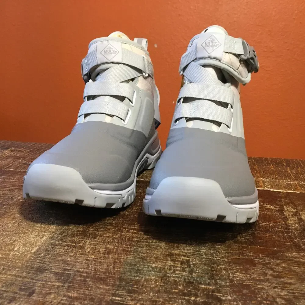 NWT Muck Company Apex PAC ALT Closure Boot Womens 8 Realtree Grey Waterproof